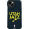 NBA Utah Jazz Standard - Black iPhone 15 Impact Case